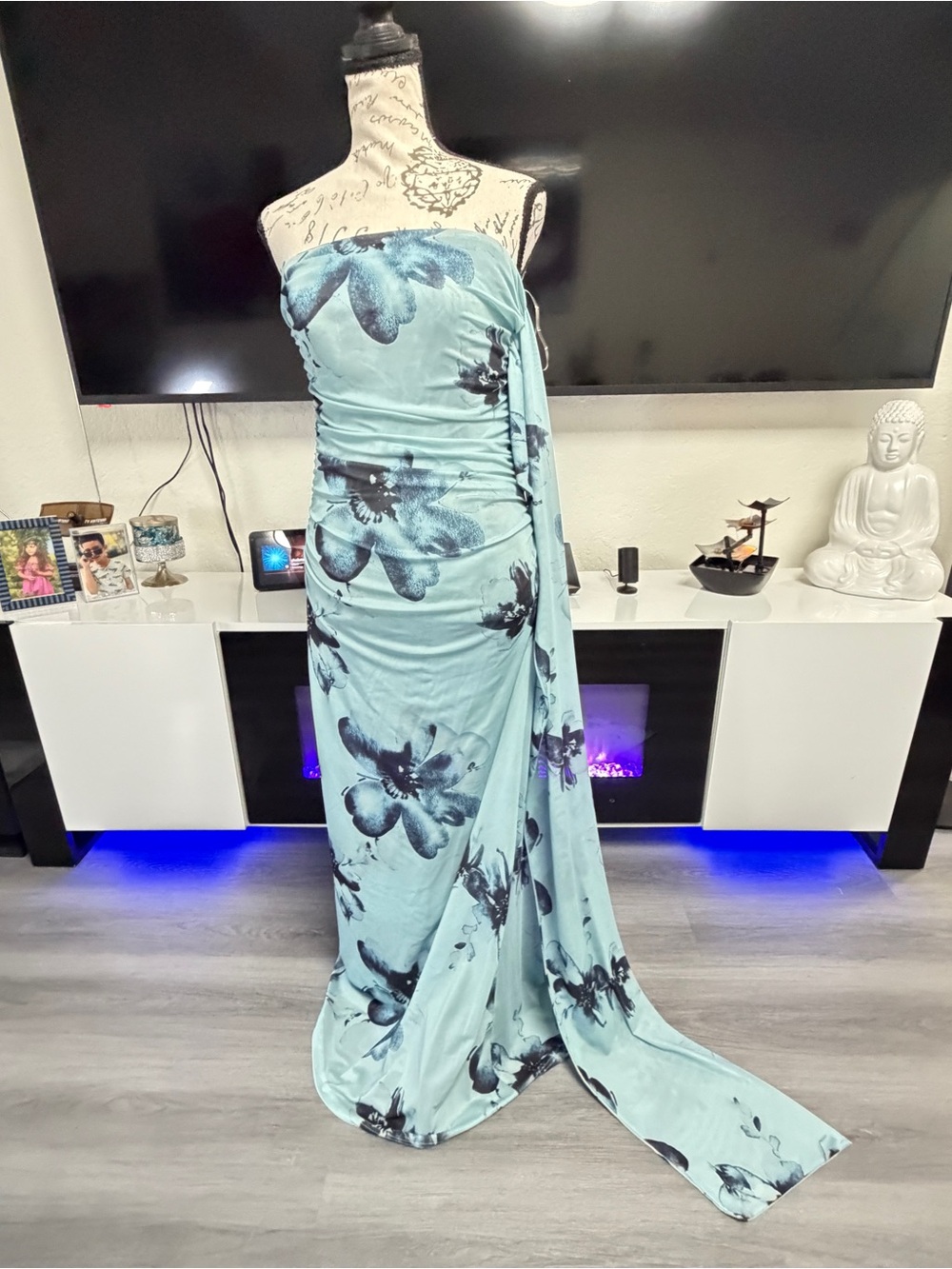 β¨ Peppermayo Floral Mesh Maxi Dress - Size S / US 4 (Like New) β¨ - Picture 11 of 16